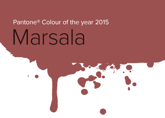 Pantone Colour of the Year 2015 Marsala