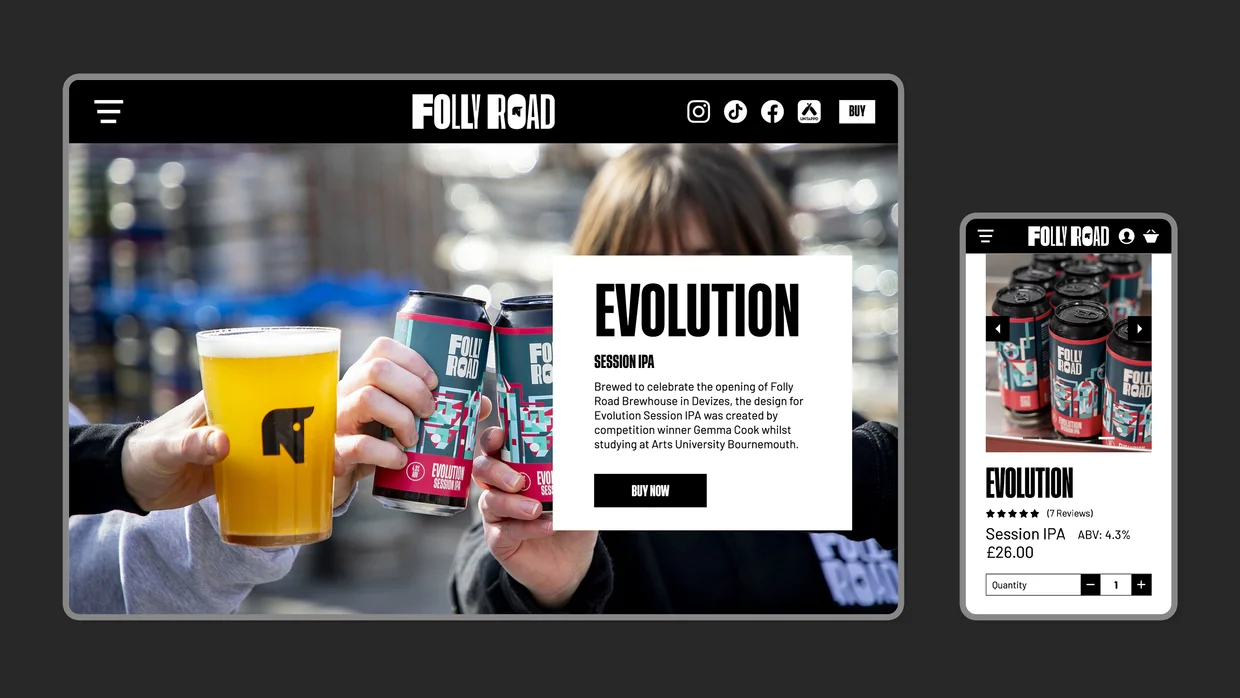 The Folly Road website