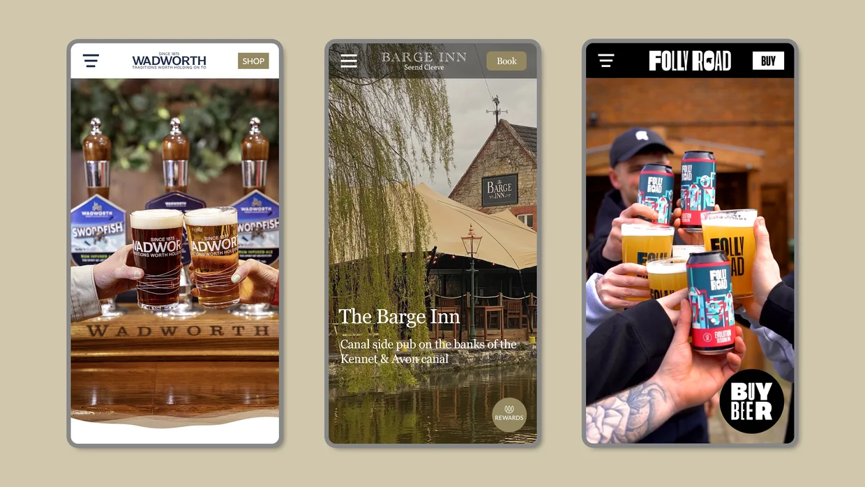 Wadworth website design