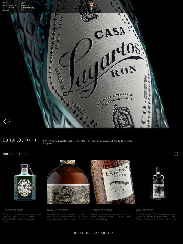 Stranger & Stranger website and digital marketing