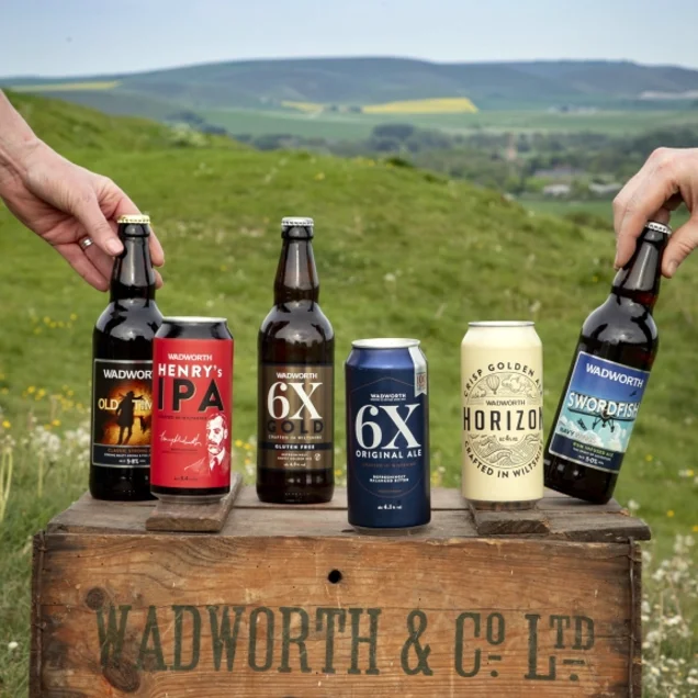 Wadworth bottles and cans