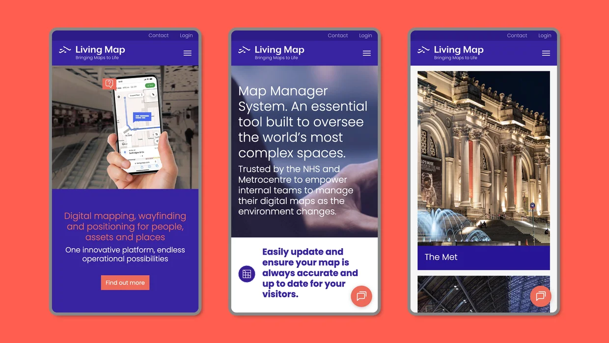 Living Map website
