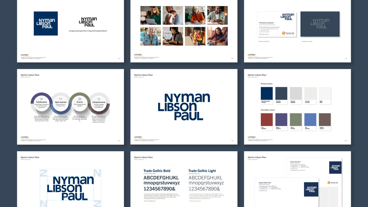 Nyman Libson Paul branding guidelines