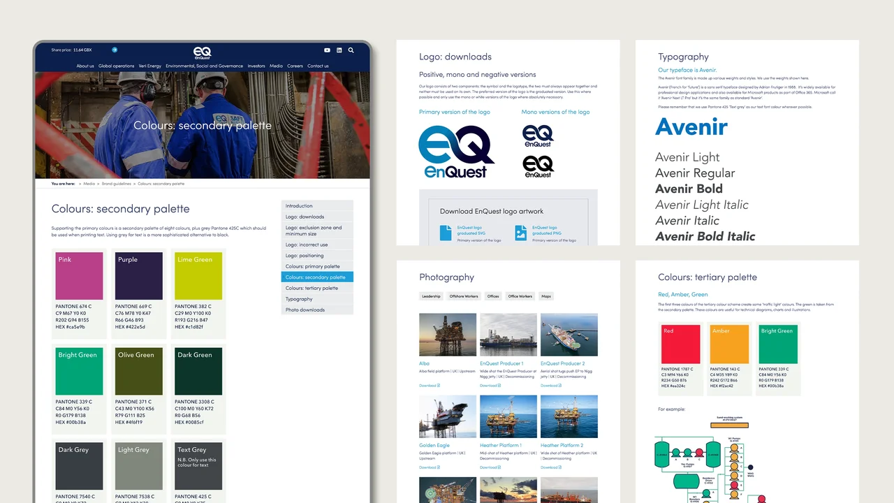 EnQuest PLC brand guidelines