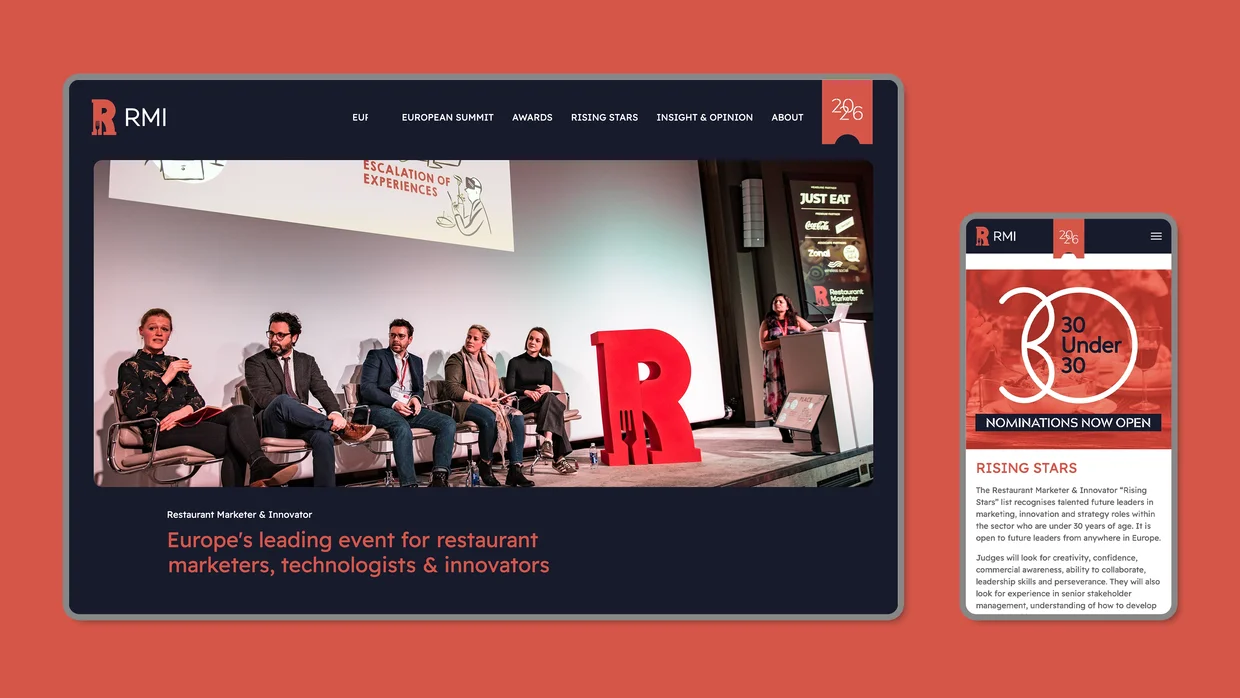 Restaurant Marketer and Innovator website design