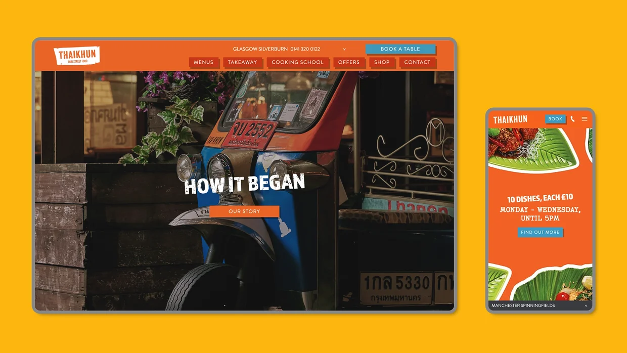 Thaikhun website design